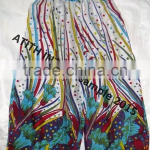 COTTON PRINTED TROUSERS thumbnail-4