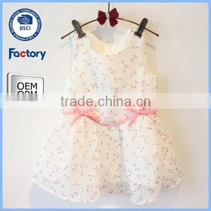 2016 Summer Sleeveless Baby Dress Designs Baby Dress New Style thumbnail-1