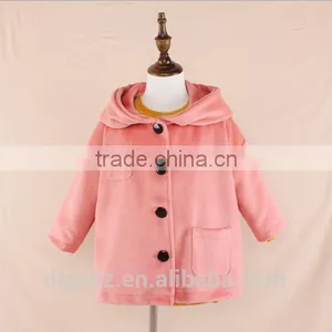 Korean Children's Clothing for Girls Velvet Added Jacket Vintage Art Coat 88018 thumbnail-4