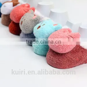 New Design Coral Fleece Cute Cartoon Baby Socks Soft Animal Pattern Boys Girls Floor Baby Socks thumbnail-6