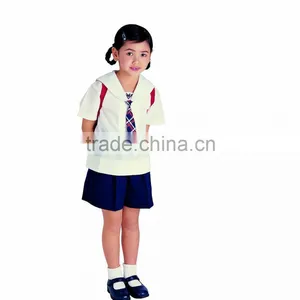 Juqian International Bulk School Uniforms Design With Pictures White Shirt and Shorts thumbnail-4