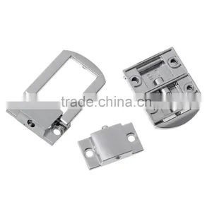 Custom Silver Tone Jewelry Wooden Case Box Lock thumbnail-2