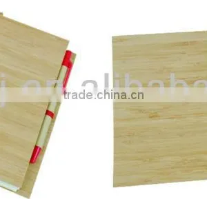 Spiral Colorful Bamboo Wood Cover Notebook 70grams 70sheets Recycle Paper With Recycle Paper Pen A6/a7 thumbnail-1
