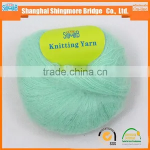 China Factory Wholesale Mohair Acrylic Blended Yarn Used for Hand Knitting Sweater With Cheap Price thumbnail-3