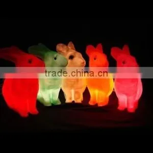 3D Rabbit Night Light Baby Night Light Room Decoration Light thumbnail-1