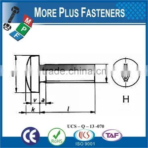 Made In Taiwan DIN 7985 Cross Recessed Raised Fillister Head Screw DIN 7985 thumbnail-1