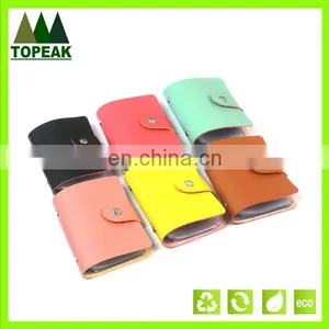 Leather Credit Card Holder Card Case Wallet Business Card Package PU Leather Bag thumbnail-3