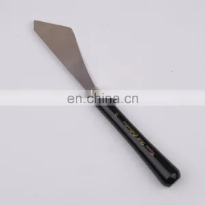 Black Round Wooden Handle Palette Knife thumbnail-2