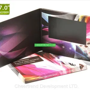 Showcase Company Service 7'' Lcd Video Greeting Card for Business Gifts thumbnail-2