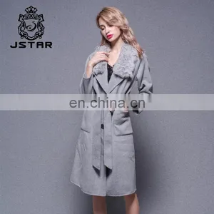 High-end New Winter Long Sleeve Double-sided Cashmere Coat Wool Coat Coat thumbnail-1