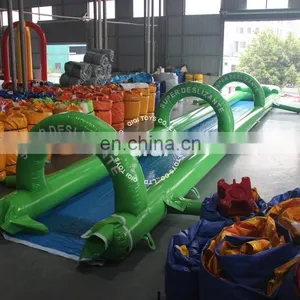 Inflatable Long Slip and Single Lane Slide Inflatable Water Slide for Sale thumbnail-1