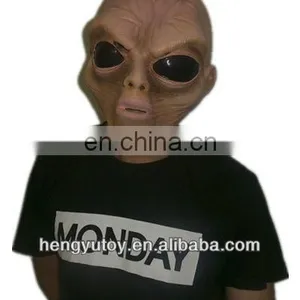 High Quality Attractive Party Rubber Full Head Mask Latex Alien Mask thumbnail-1