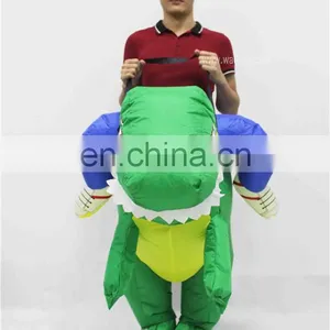 HI 2017 Inflatable Dinosaur Costume Different Colour Inflatable T-rex Costume for Adults thumbnail-4