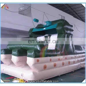 2016 New Design Inflatable Tank Bouncy Castle,inflatable Bouncer Combo Obstacle Course,inflatable Obstacle Course With Slide thumbnail-1