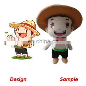 Welcomed Custom Cartoon Character Soft Toy Doll Oem Plush Toys thumbnail-6