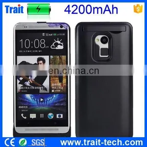High Quality 4200mAh External Battery Backup Charger Case for HTC One Max T6 thumbnail-1
