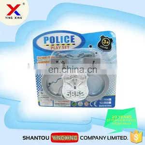 Yingxing Silvery Color Plastic Police Handcuff Toy thumbnail-1
