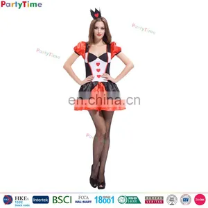 Halloween Carnival Party Dresses New Arrival Red Queen of Hearts Dress Cosplay Queen Costume thumbnail-2