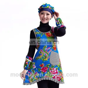 Colorful Printed Apron for Women thumbnail-4