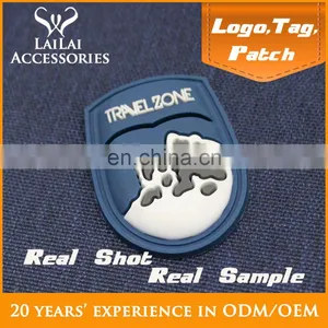 Custom Garment 3d Effect Rubber Label Logo With Band Name thumbnail-1