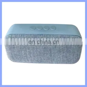 5W*2 Bluetooth Speaker Portable Wireless Stereo Creative Home Outdoor Car Phone Subwoofer With Cloth Fabric thumbnail-1