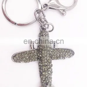 Fashion Aircraft Plane Shaped Metal Key Chain Keyring Styling Accessories Decoration thumbnail-2