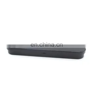 Shinny Black Varnished Rectangular Metal Tin Case With Hinge Lid and EVA Tray thumbnail-2