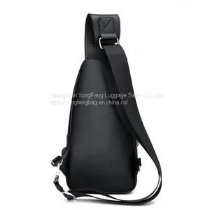 Men's Casual One-shoulder Bag Korean Version of Men's Bag Chest Stiletto Bag thumbnail-3