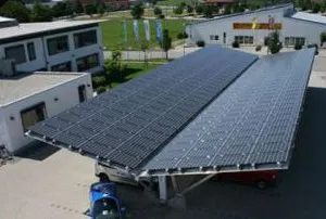 Solar Car Canopy Pv Panel Carport Abrasion Resistant thumbnail-1