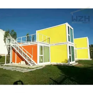 Low Cost Interior Design Office Solar Power Prefab Flat Pack Container Home House thumbnail-2