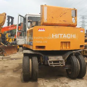 USED HITACHI 100WD MOBILE EXCAVATOR SALE thumbnail-2