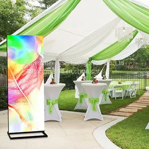 Outdoor Slim LED Poster Outdoor LED Media Player Standing Outdoor LED Display Manufacturer thumbnail-3