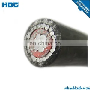 Aluminum(Aluminium Alloy-8000) ASTM B801 Concentric Cable XLPE/HDPE Insulated 2*10+10mm2 50A 600V for South America thumbnail-3