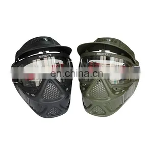 Custom Paintball Helmets Archery Tag CS Game Equipment Full Face Helmet For Kids and Adult thumbnail-2