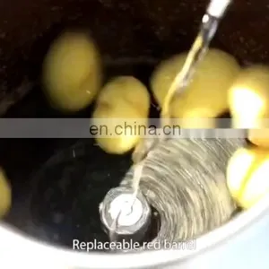 Stainless Steel Vegetable Washer and Peeler Machine/potato Peeling Machine thumbnail-1