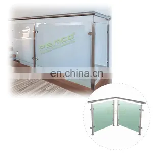 Low Price Hot Selling Stainless Steel Tempered Glass Railing Deck Handrail thumbnail-1