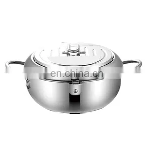 Family Use Restaurant Fast Food Kitchen Equipment Stainless Steel Deep Fryer thumbnail-2