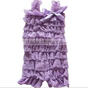 2014Baby Ruffle Lace Petti Rompers W/Straps Newborn/Infant/Toddler Photo Prop thumbnail-1