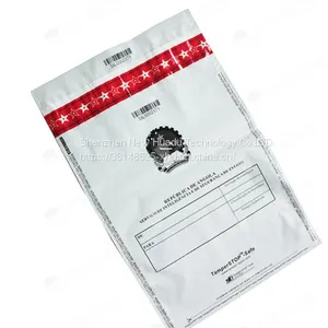 Custom Tamper Proof Tamper Evident Cash Bag for Bank Seal Bags thumbnail-2