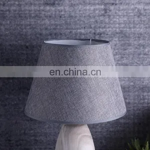 Popular Modern Design Wood Grain Relief Decorative Hotel Vintage Nightstand Lamps for Home Decor thumbnail-3