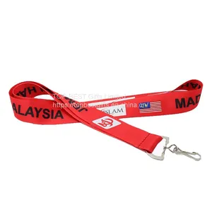 Branded Polyester Lanyard With Customized Logo thumbnail-1