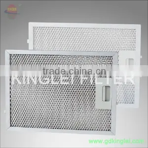 European Range Hood Filter Aluminum Frame and Meshes Plastic Lock Button thumbnail-2