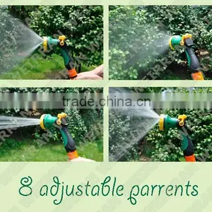 (84706) Garden Watering Tool Hose End Sprayer, 8 Patterns Aluminum TPR Covered 16'' Water Wand thumbnail-6