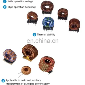 Low Resistance Through-hole Common Mode Choke Inductor 10 Henry Inductor thumbnail-5