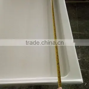 30''x60'' Cultured Marble Shower Pan, Cultured Marble Shower Base, Cultured Marble Shower Tray thumbnail-2