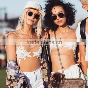 C23318B Hot Sale Women Sexy Bralette Lady Transparent Lace Bralettes thumbnail-1