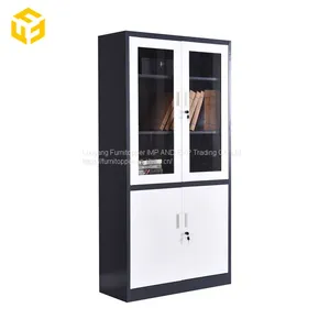 Office Stoarge Cabinet Metal Steel Display Cabinet With Glass Door thumbnail-2