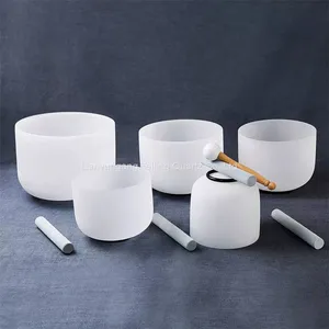 Chakra Crucible Bowl Set Sound Healing Healthy Quartz Singing Bowl thumbnail-5