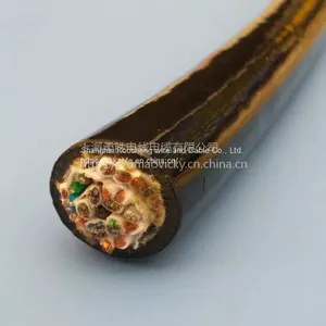 Twisted-pair Shielded Signal Cable Plus Power Cord Polyurethane PUR Multi-core Combination Underwater Cable Corrosion Resistant Marine Cable thumbnail-2