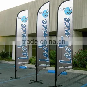 100% Polyester Rotating Teardrop Flags Wholesale thumbnail-1